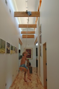 Gallery view toward Dining Room